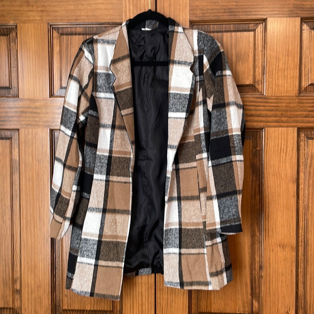 Plaid jacket. New! Never Worn!!